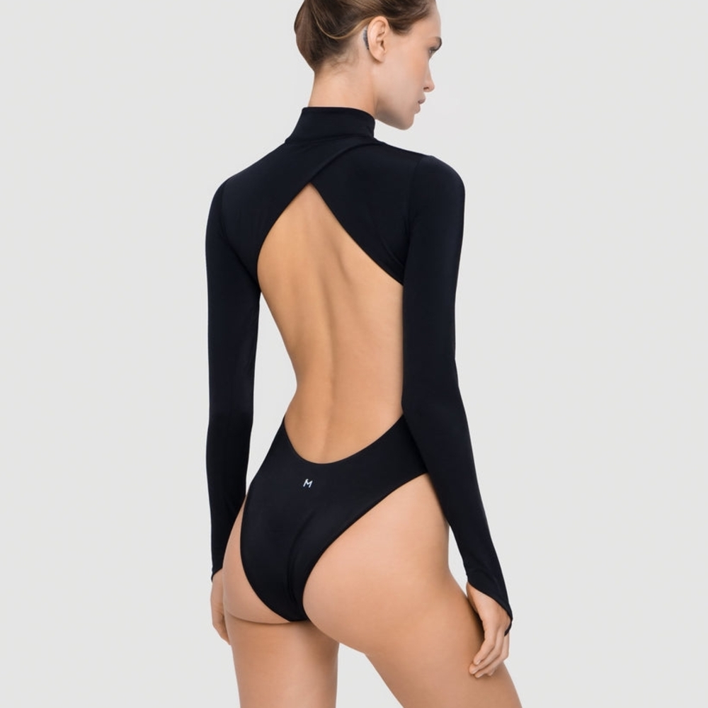 Makara Wear Luna Long Sleeve One piece Swimsuit Small